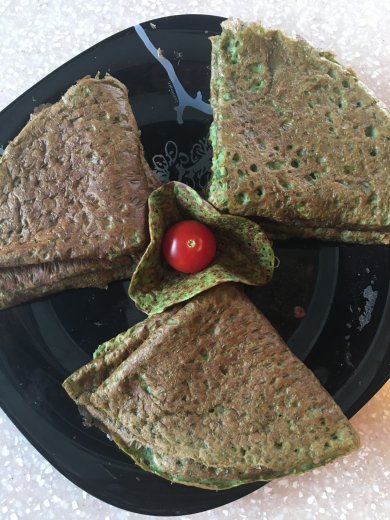 Веган блинчики из шпината - Шаг 3