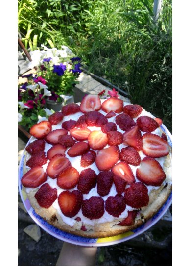 Бисквит с клубникой - Шаг 3