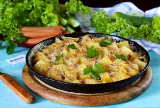 Молодая картошка в молоке