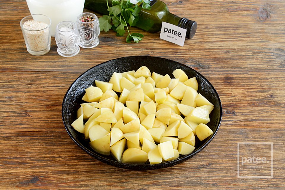 Молодая картошка в молоке - Шаг 4