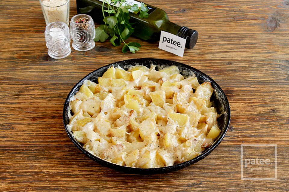 Молодая картошка в молоке - Шаг 8