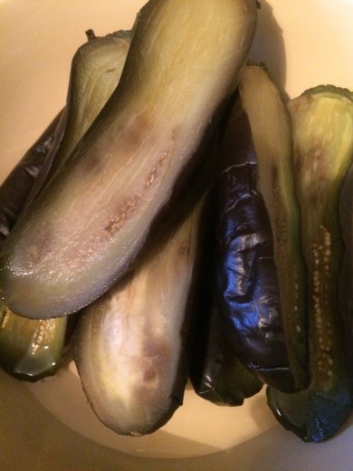 Баклажаны с творогом - Шаг 1