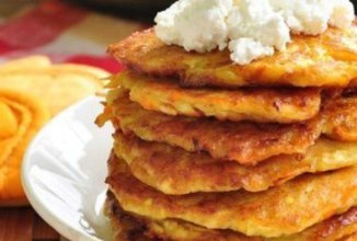 Творожные оладьи с кабачком🥞