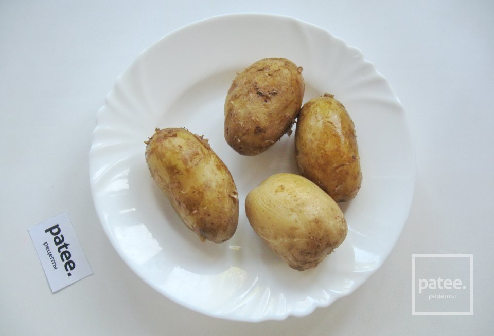 Запеченный картофель с чесночно-грибным маслом - Шаг 2