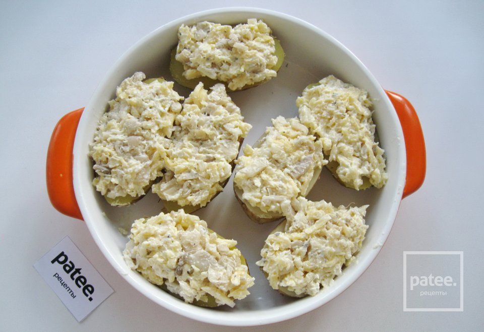 Запеченный картофель с чесночно-грибным маслом - Шаг 11