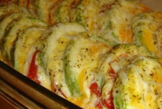 Кабачки с помидорами и сыром🍅🧀