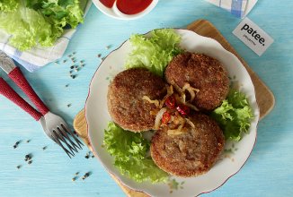 Котлеты из мясного фарша с гречкой