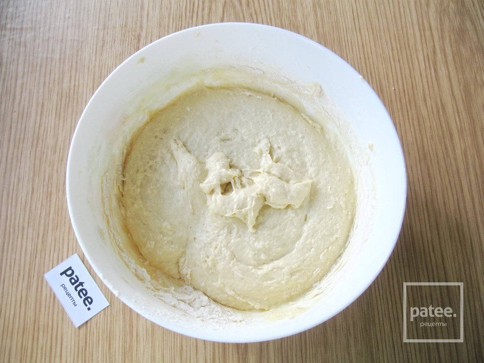 Ночное дрожжевое тесто и пирог с черешней из него - Шаг 11