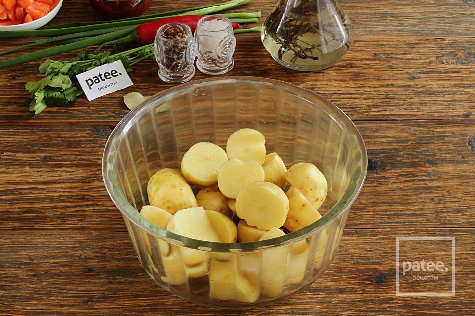 Быстрое жаркое с курицей в "рукаве" - Шаг 2