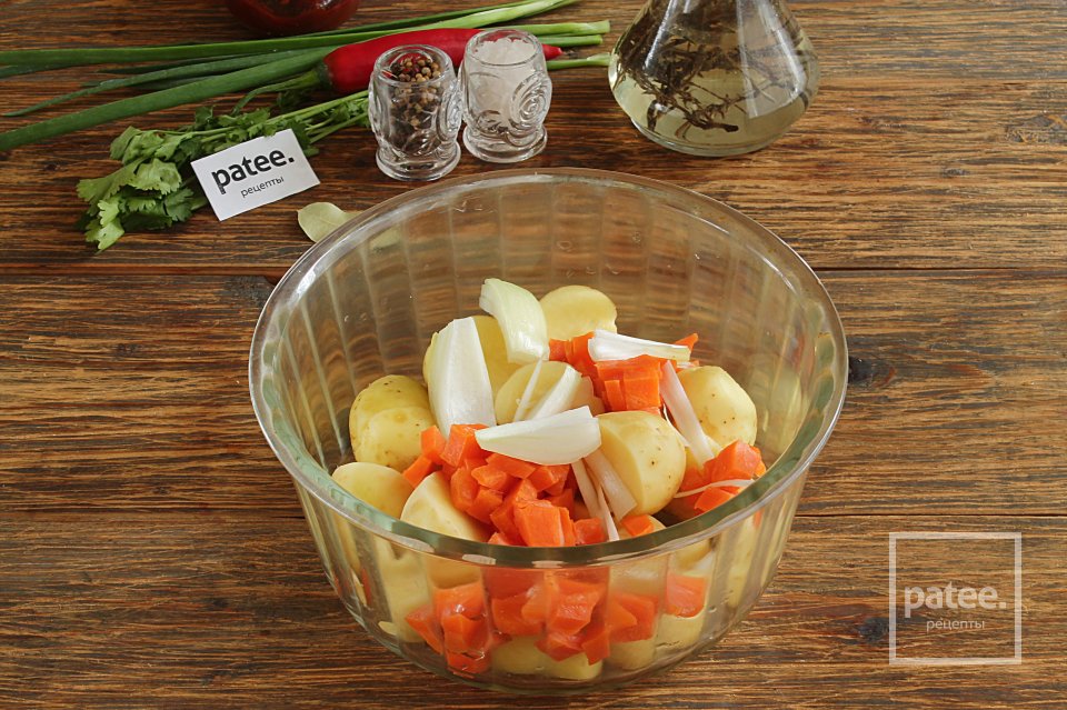 Быстрое жаркое с курицей в "рукаве" - Шаг 4