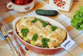 Жаркое из свинины запеченное в духовке "Юбилейное"