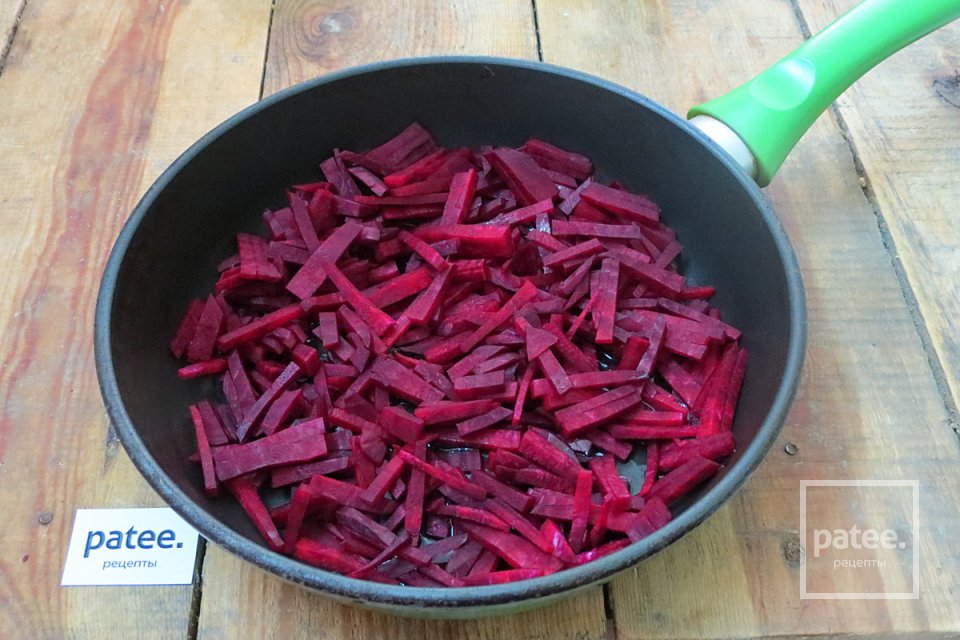 Борщ красный с курицей и фасолью - Шаг 3