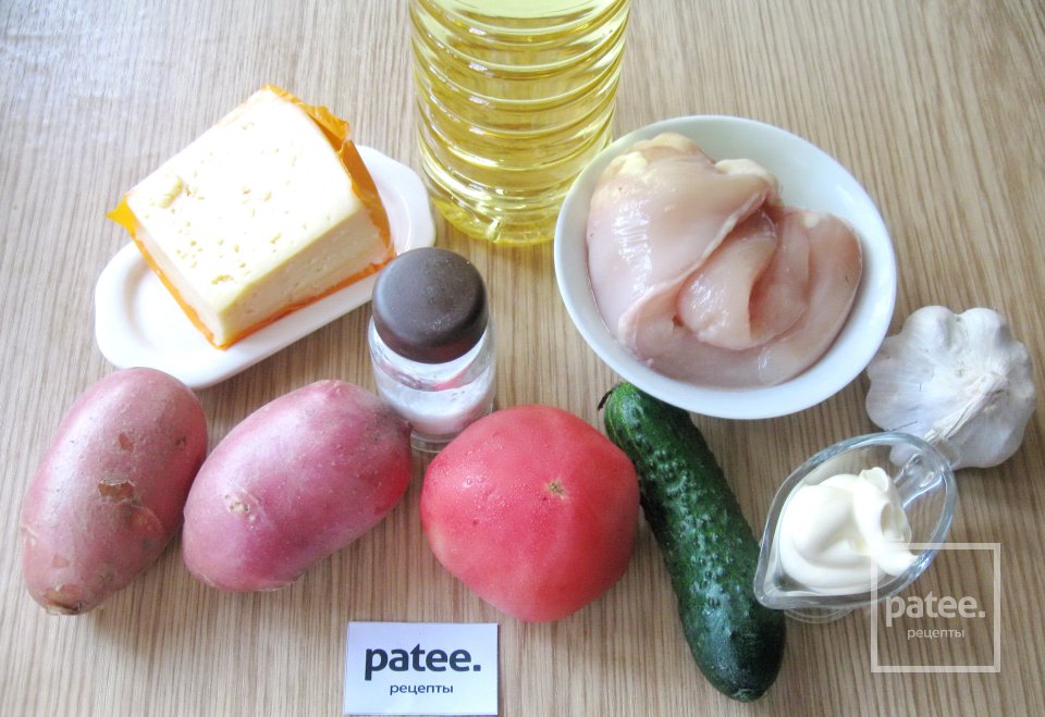 Салат с курицей "Муравейник" - Шаг 1