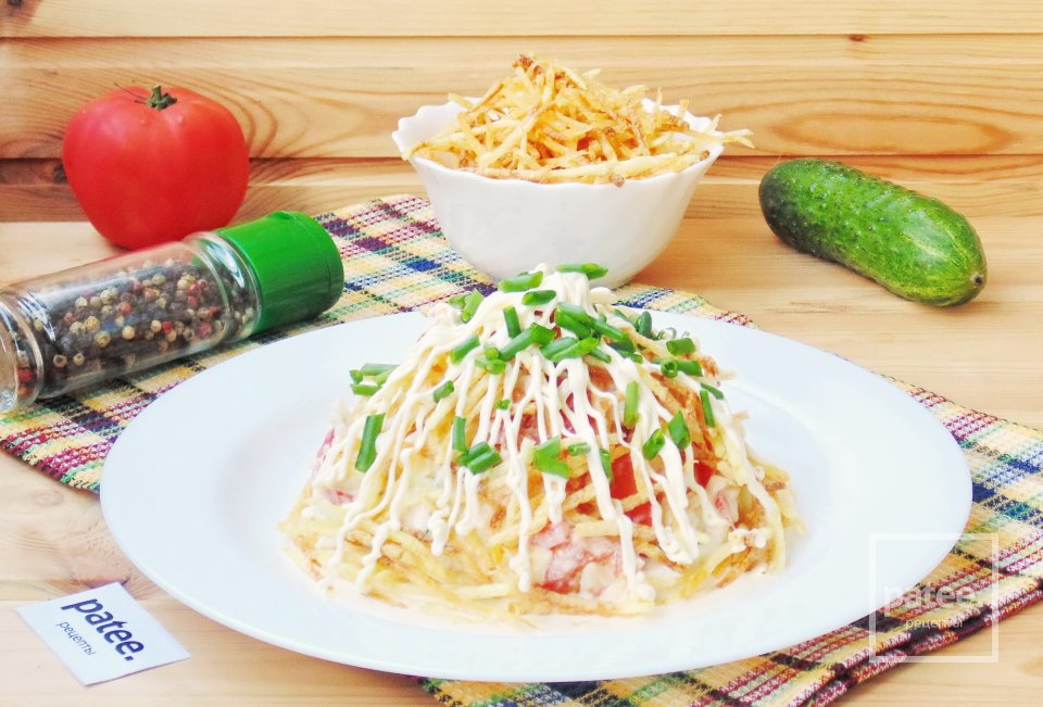 Салат с курицей "Муравейник" - Шаг 17