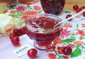 Варенье из черешни без косточек с корицей