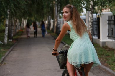 платье и велосипед совместимые вещи ?