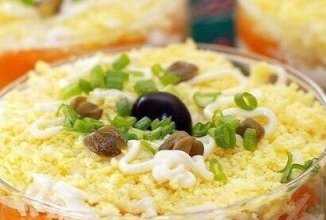 Салат слоёный «Печёнкин»