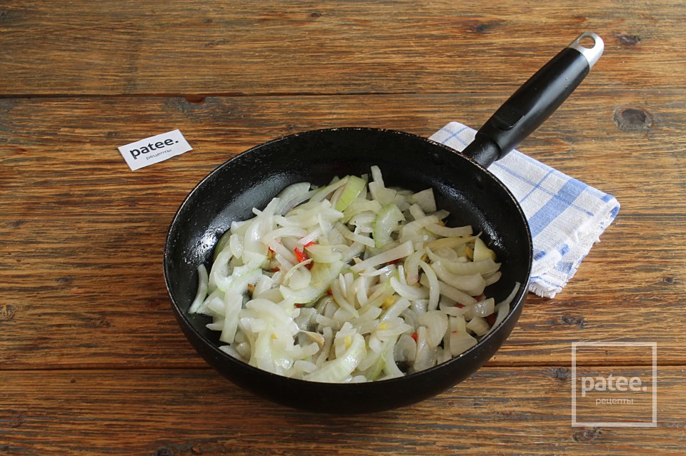 Курица с рисовой лапшой - Шаг 6