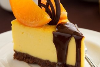 Апельсиновый чизкейк-на радость талии🙃