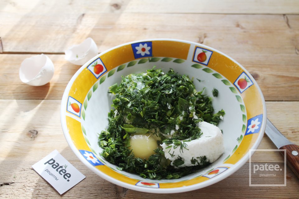 Пирожки с творогом и зеленью песочные - Шаг 16