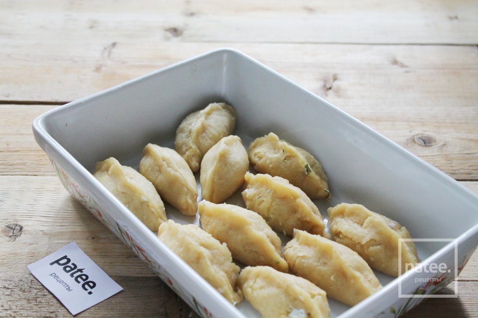 Пирожки с творогом и зеленью песочные - Шаг 22