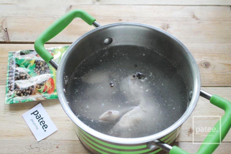 Сырный суп по-французски с курицей - Шаг 3