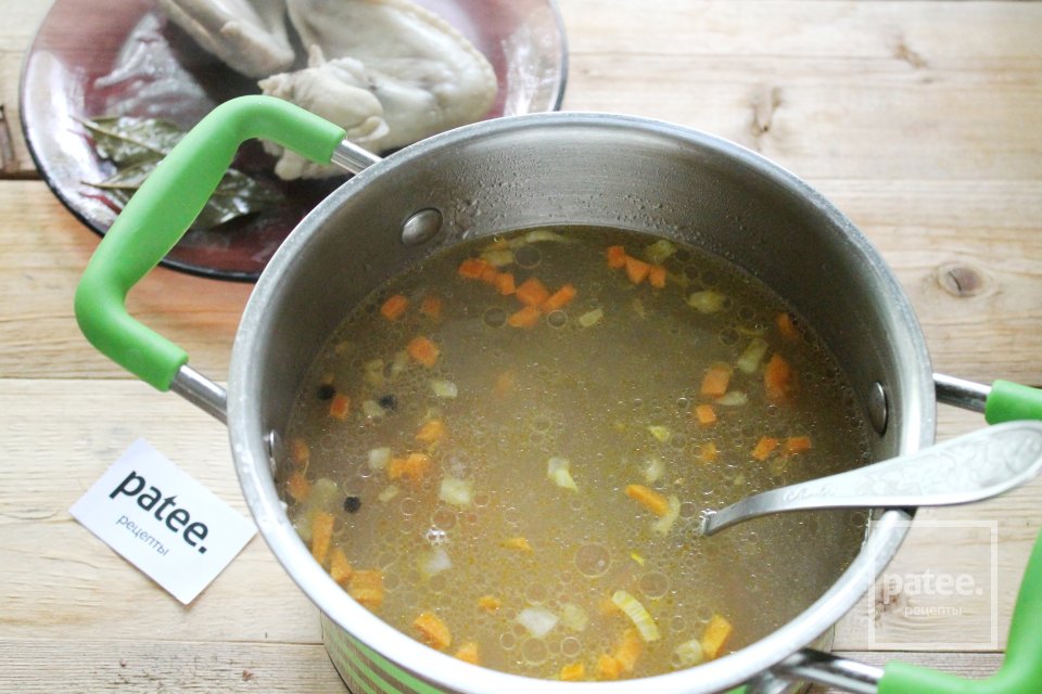 Сырный суп по-французски с курицей - Шаг 14