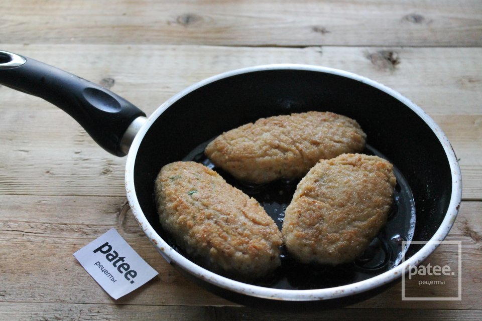 Зразы куриные с сыром и зеленью - Шаг 16