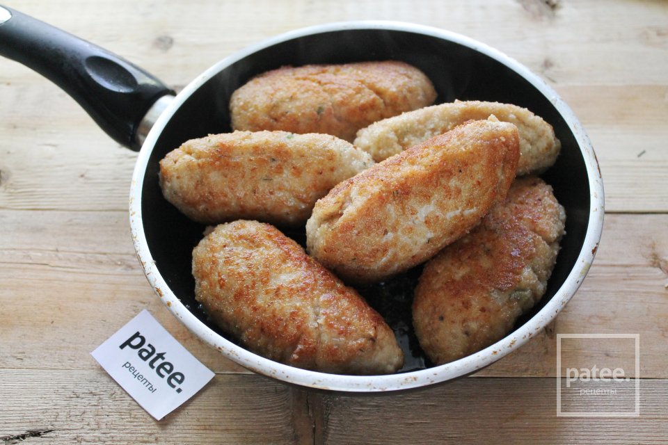 Зразы куриные с сыром и зеленью - Шаг 17