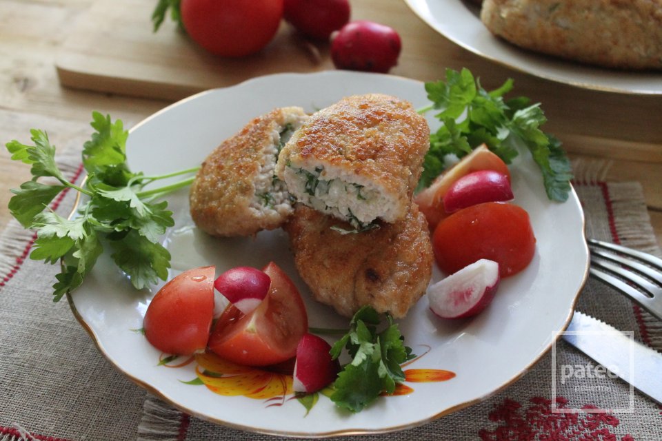 Зразы куриные с сыром и зеленью - Шаг 19