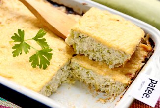 Запеканка из кабачков с курицей