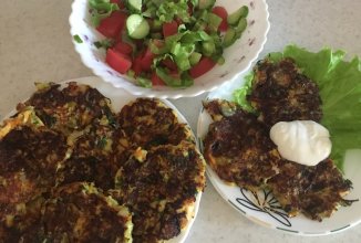 Овощные оладьи