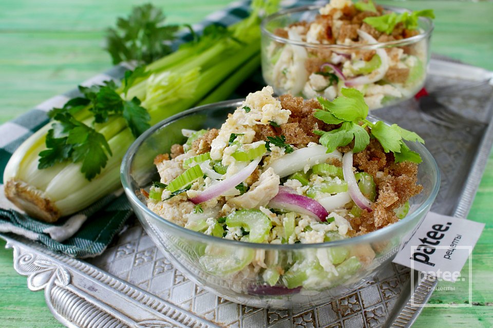 Салат с курицей и сельдереем - Шаг 12