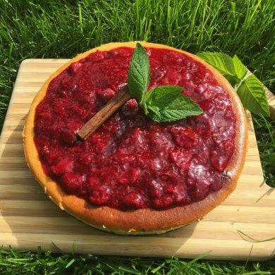 Классический чизкейк "Нью-Йорк" с малиновым соусом - Шаг 12