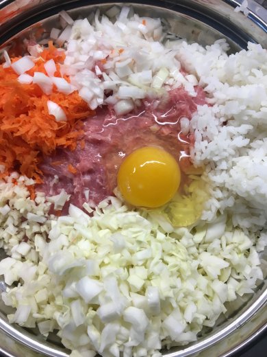 Ленивые голубчики из крольчатины - Шаг 2