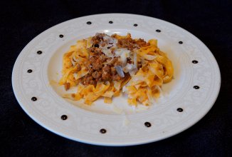 Тальятелле с рагу Болоньезе