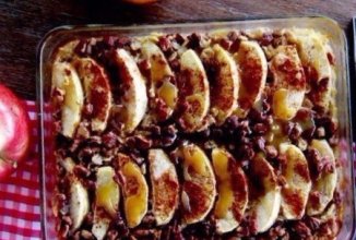 Яблоки в овсяной корочке