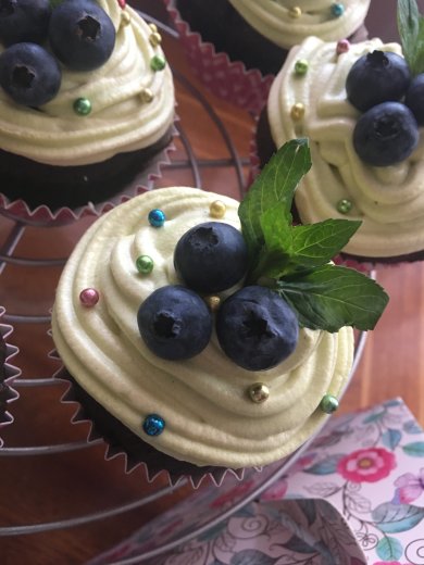 Супер шоколадные капкейки с крем-чизом - Шаг 18