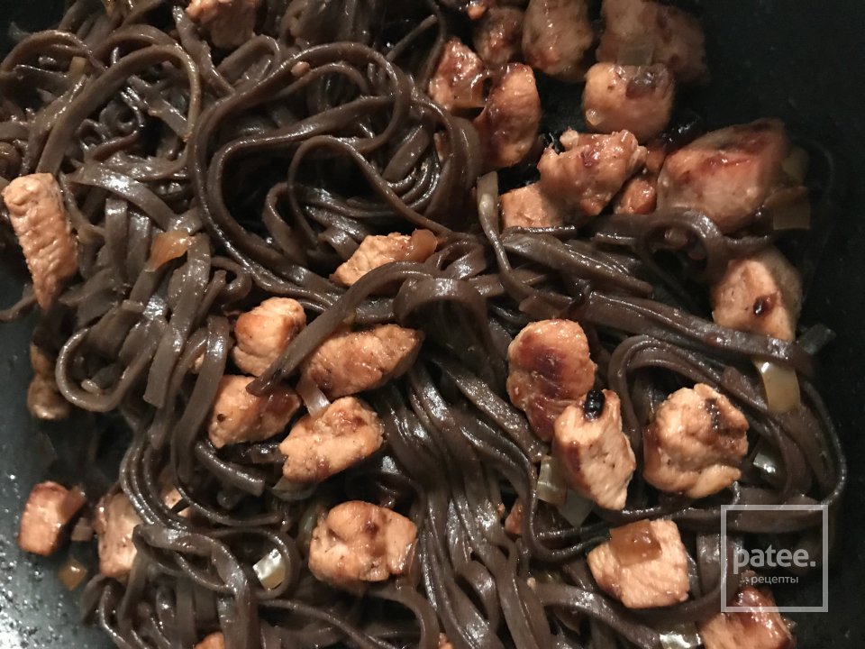 Лапша соба с курицей под соусом терияки - Шаг 6