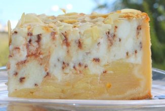 ЯБЛОЧНО-ТВОРОЖНЫЙ ПИРОГ С ШОКОЛАДОМ