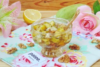 Варенье из кабачков с лимоном и орехами "Изумрудное"