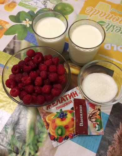 Малиновая панна котта (панакота) - Шаг 1