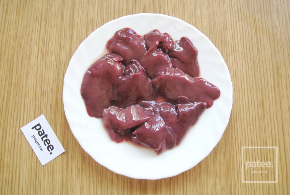 Свинина с куриной печенью в красном вине - Шаг 7