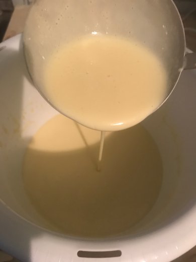 Ажурные тонкие блины - Шаг 1