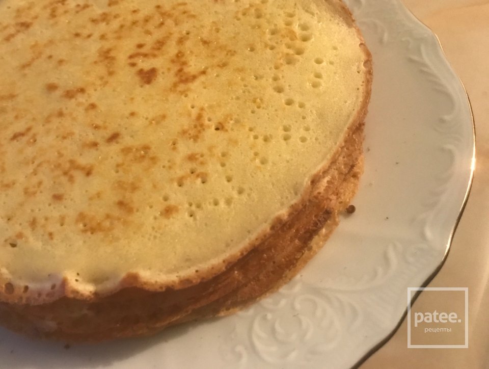 Ажурные тонкие блины - Шаг 3