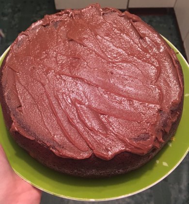 Шоколадный пирог с творожными шариками в мультиварке - Шаг 16