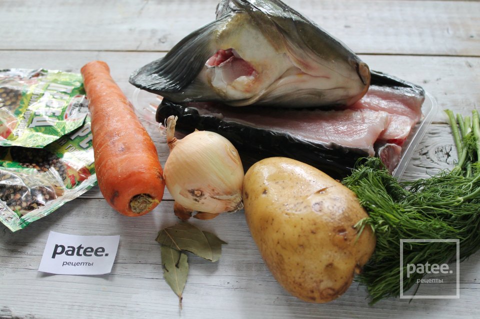 Уха из карпа - Шаг 1