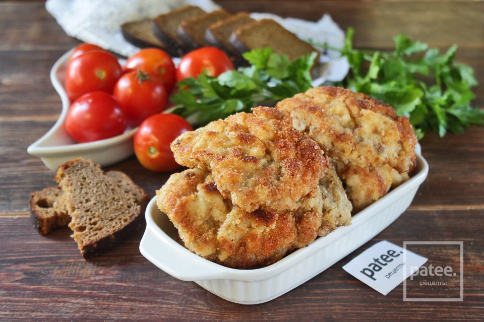 Свиные биточки в сухарях - Шаг 9