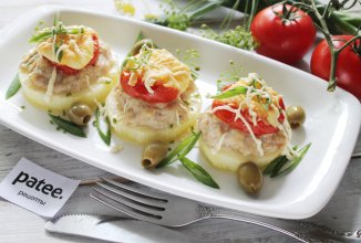 Фаршированные кабачки в духовке