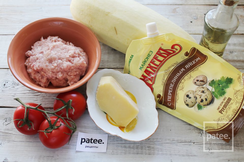 Фаршированные кабачки в духовке - Шаг 1